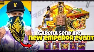 NEW EMPEROR EVENT IN FREE FIRE🤩I GOT ALL ITEMS IN MAILBOX🤗TOILET EMOTE😂PRABHAT GAMER [upl. by Kovar186]