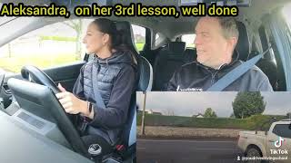 Aleksandra driving in Cork City Bishopstown [upl. by Wenonah]