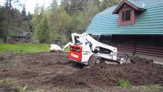 BOBCAT T870 Pushing [upl. by Alac]