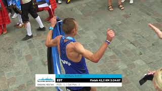 ROMAN FOSTI 1 l Tallinna Maraton 2018 42km [upl. by Llehsad]