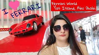 Ferrari World Abu Dhabi All Rides Tour Theme Park ferrari abudhabi rider funwatch Till End 4fun [upl. by Phebe]