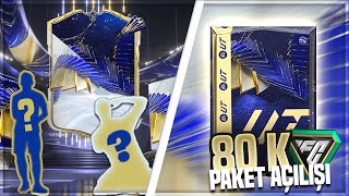 TEK PAKETTE 2 TOTY 80K FP PAKET AÇILIŞI  EA FC 24 [upl. by Anaujal]