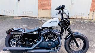 Harley Davidson Sportster Forty Eight 48 MCJ Exhaust Controll Klappenauspuff [upl. by Ame187]