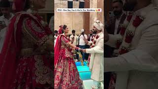 Hamara Shaadi Ka Dance ❤️🙈 rajatswati dance couplegoals love romantic wedding ytshorts [upl. by Norreht423]