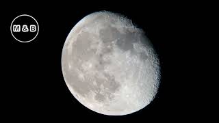 Last Nights Moon Through SkyWatcher Scope 4K [upl. by Lynad]