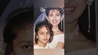 Karishma Kapoor with sister Kareena Kapoor cute unseen Photos karishmakapoor kareena ytshorts [upl. by Einnok826]