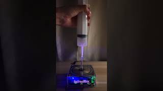 I Collect Lightning with a Syringe⚡  teslacoil experiment [upl. by Durno654]