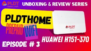 HUAWEI H151 370  PLDTHOME PREPAID WIFI [upl. by Petronilla]