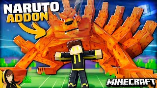 The GREATEST Naruto ADDON for BEDROCK MINECRAFT [upl. by Amesari874]