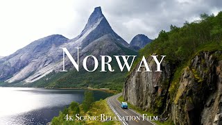 Norway 4K  Scenic Relaxation Film with Calming Music [upl. by Ramel]