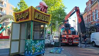 Afbouw Kermis  Abbau kirmes  Kermis Tilburg 2024  2 [upl. by Attenweiler188]