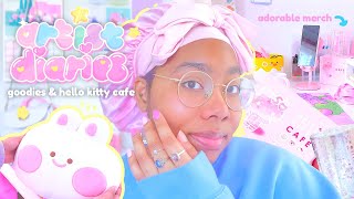 🎀Artist Vlog🎀 Unveiling adorable art and Hello Kitty Cafe surprises [upl. by Krenn270]