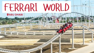 Experience the Thrills of Ferrari World Abu Dhabi  Ultimate Theme Park Adventure [upl. by Mixam]