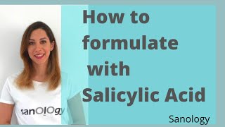 Formulating with Salicylic Acid DIY cream for Acne and large pores [upl. by Akcire642]