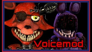 Withered Foxy VoiceMod tutorial  Withered Bonnie voice update [upl. by Cirred104]