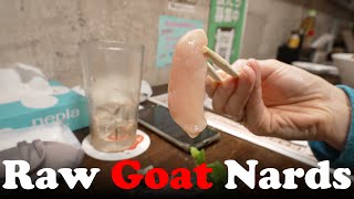 Eating Raw Goat Testicles in Japan [upl. by Royd146]