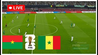 Burkina Faso vs Senegal  AFCON  Africa Cup of Nations Qualifying PES21 [upl. by Dor843]