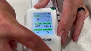 Live Demonstration LifeBasis 10in1 Air Quality Monitor Review [upl. by Atem]