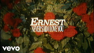 ERNEST  Never Said I Love You Lyric Video [upl. by Cudlip]