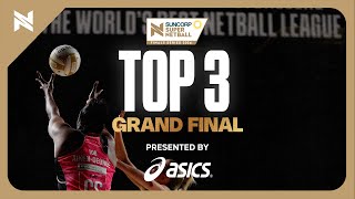 Top 3 Plays of the Grand Final  Suncorp Super Netball 2024 [upl. by Ludewig]