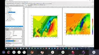 TP Géophysique lst EE amp GARM sur logiciel SURFER prospection magnétique [upl. by Jemma353]