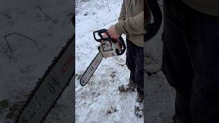 STIHL  MS 180 холодний запуск [upl. by Stover]