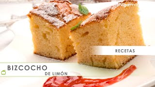 BIZCOCHO de LIMÓN 🍋 ¡Fácil esponjoso y DELICIOSO 😍 Receta de Eva Arguiñano  Hogarmanía [upl. by Enelia]