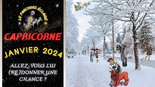 CAPRICORNE JANVIER 2024  Cette personne va vous destabiliser êtesvous prête 🫣 [upl. by Akira993]