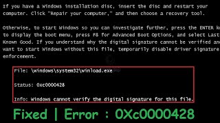 How To Fix Winloadexe Start up Error In Windows [upl. by Ettenoj460]