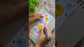 Stunning simple and easy book 💖🔥🌹art assignmentfrontpage bookmardrawing viralvideo shorts [upl. by Aikenat]