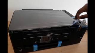 Unboxing amp How to fill ink  Epson EcoTank ET2650 MultiFunction Printer [upl. by Ayatan]