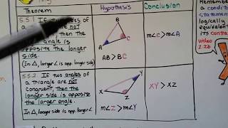 Geometry 55a Write an Indirect Proof amp 2 Theorems [upl. by Ahsinauj]