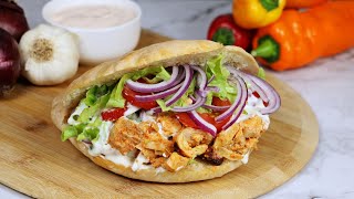 BESTES DÖNER KEBAB REZEPT FÜR ZUHAUSE  KEBABFLEISCH AUS DEM OFEN  DÖNERSAUCE WIE IM ORIGINAL [upl. by Kaitlynn19]