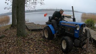 Clearing an old wooden bridge with ISEKI TX 2140 4 WD quotLittle Bluequot🚜 [upl. by Annavaj]