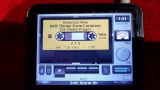 Retro cassette theme on Rockbox firmware playing on my iPod Classic 5th generation music player [upl. by Esdnil]