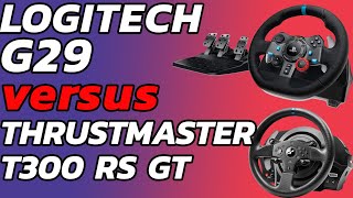 TWO of the most CHEAPEST Steering wheels  Thrustmaster T300 RS GT vs Logitech G29  WRC Generations [upl. by Vivienne]