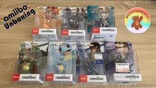 Unboxing 7 Super Smash Bros Nintendo Amiibo [upl. by Heady571]