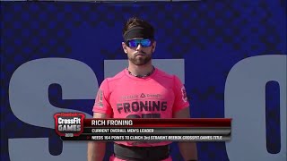 The Cinco 1 amp 2  Rich Froning Final Event  2013 CrossFit Games [upl. by Schell]