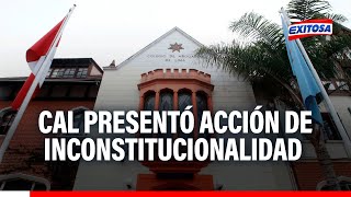 🔴🔵CAL presentó acción de inconstitucionalidad contra Ley 32103 [upl. by Nylegna]