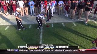 2013 USC vs Michigan  Fourth Down Blown Call [upl. by Emie435]