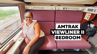 Amtrak Bedroom Tour Viewliner II [upl. by Aillij321]