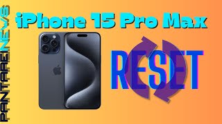 Reset ai dati di fabbrica di iPhone 15 Pro Max [upl. by Agem]