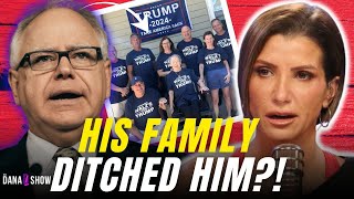 Tim Walzs Family Reveals Theyre Supporting TRUMP [upl. by Annawd821]