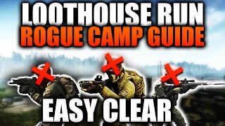 ROGUE CAMP FULL GUIDE ON ESCAPE FROM TARKOV PVE  LIGHTHOUSE GUIDE [upl. by Hyo]