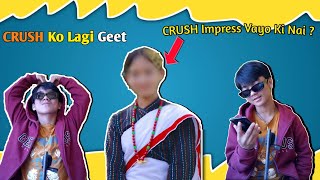 Swoopna Suman  K Saro Ramri Vako  Crush Lai Impress Parne Geet  shankar mgrx [upl. by Annaet]