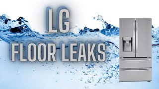 LG Refrigerator Leaks Water on Floor Under Drawer amp Inside Explained [upl. by Yazbak]