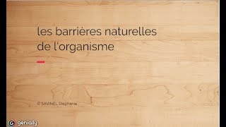 les barrières naturelles de lorganisme [upl. by Brittnee]