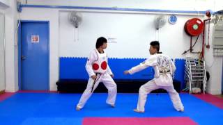 TKD Super Kicks turning kick series [upl. by Messere]