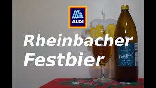 Aldi Rheinbacher Festbier [upl. by Nebur995]