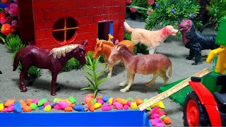 animal video tractor horses hamba cartoon video cattle abcd jesibi gadi  Nov 1 2024822 AM [upl. by Eidassac]